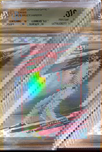 2021 Donruss Optic Baseball - Bryce Harper Crisis SSP BGS 10 Pristine!