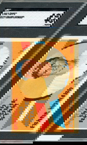 1960 TOPPS FRANK HOWARD #132 ROOKIE STAR LOS ANGELES DODGERS SGC 4 VG-EX