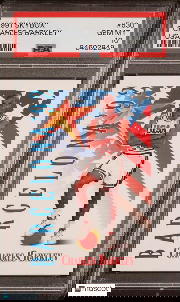 1991 Skybox Charles Barkley #530 PSA 10 -Dream Team USA - 76ers