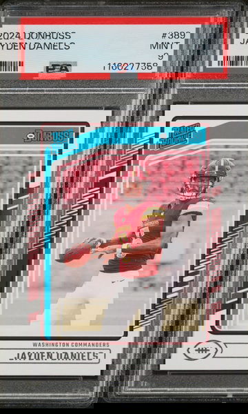 2024 Panini Donruss Rated Rookie Jayden Daniels #389 RC PSA 9