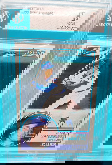 1983 Topps #83 Ryan Sandberg BGS 8