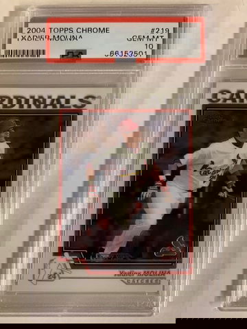 2004 Topps Chrome Yadier Molina PSA 10