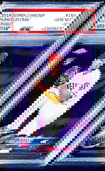 Shohei Ohtani 2018 Topps Chrome RC Rookie #150 PSA 10