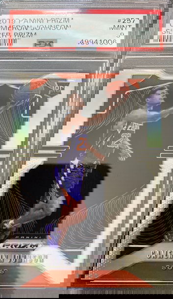 2019 Prizm Cameron Johnson Silver PSA 9