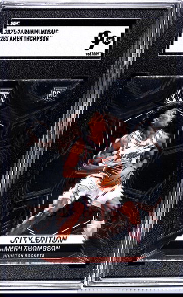 2023-24 Panini Mosaic #281 Amen Thompson SGC 9