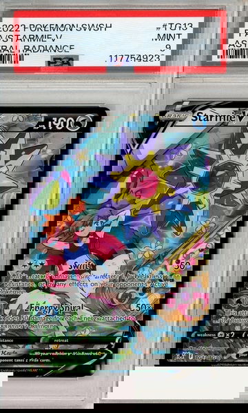 2022 POKEMON SWORD SHIELD ASTRAL RADIANCE FA STARMIE V #TG13 PSA 9
