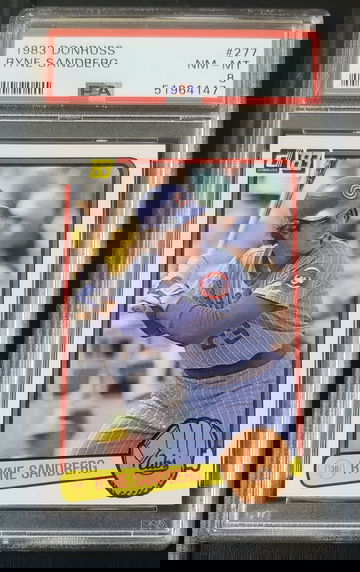 1983 Donruss RYNE SANDBERG #277 RC PSA 8 NM-MINT