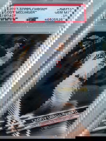 Cody Bellinger topps chrome rookie psa 10 gem