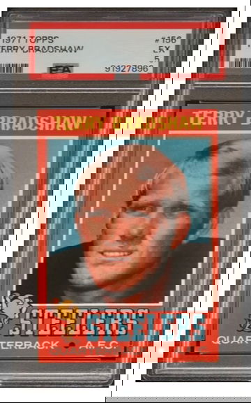 1971 Topps Terry Bradshaw #156 PSA 5 Rookie RC