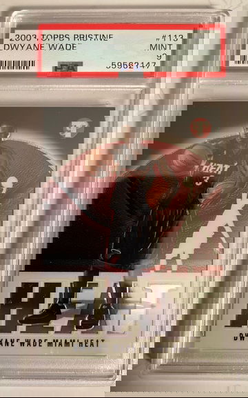 2003 Topps Pristine Dwayne Wade #113 PSA 9 RC Rookie MINT HOF HEAT