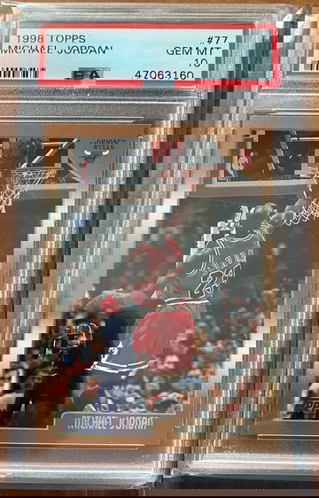 1998 Topps #77 Michael Jordan PSA 10 Gem Mint
