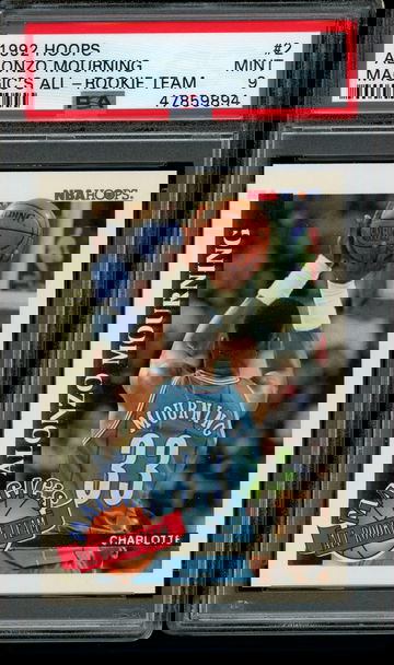 1992 Hoops Magic’s All-Rookie Team Alonzo Mourning #2 PSA 9 MINT