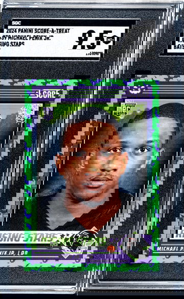 2024 Panini Score-A-Treat #39 Michael Penix Jr. Rising Stars Bats SGC 9.5