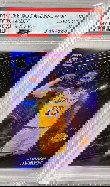 Lebron James My House Purple PSA 10