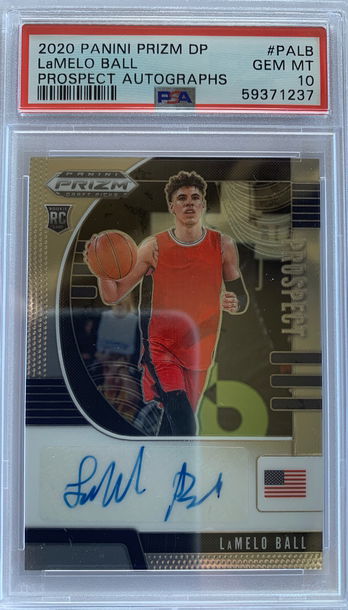 2020 Prizm DP Lamelo Ball Prospect Autograph 
