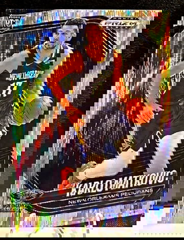 2024-25 Panini Prizm Black  Karlo Matkovic  Skewed Prizm  /249  Pelicans  RC Rookie