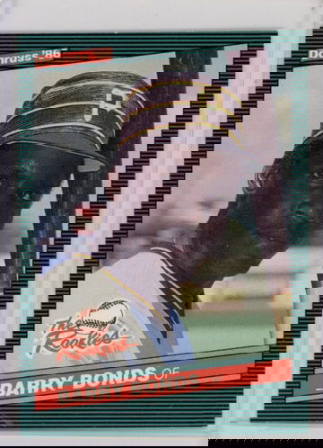 1986 Donruss The Rookies Barry Bonds - Iconic Rookie Good Condition