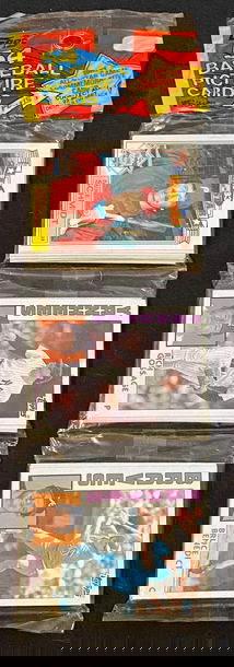 New 1984 Topps Daryl Strawberry Rookie Card Back - Baseball Rack Pack 54 Cards