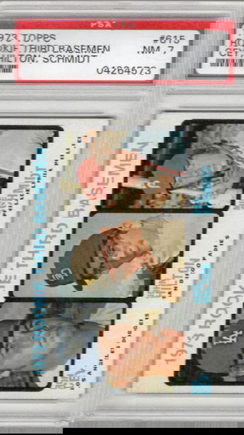 1973 Topps Mike Schmidt Ron Cey RC PSA NM 7