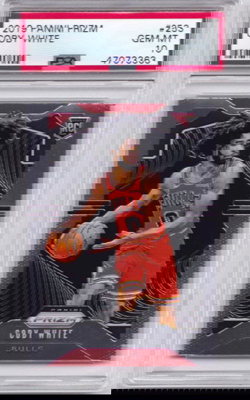 Coby White 2019 Prizm PSA 10 