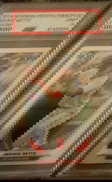 Mookie Betts 2014 Bowman Chrome Prospects #BCP109 PSA 9