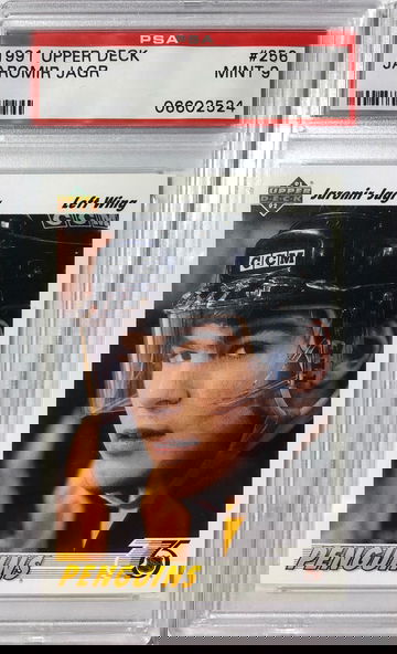 1991 Upper Deck Jaromir Jagr #256 PSA 9 MINT