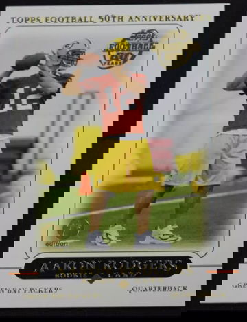 2005 Topps #431 Aaron Rodgers Rookie Topps 1st Edition Packers