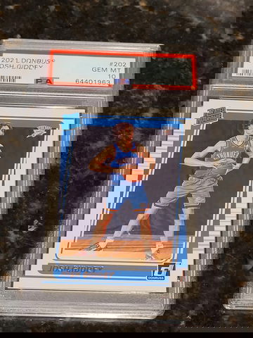 2021 Donruss Josh Giddey Rated Rookie PSA 10 GEM 💎 #202