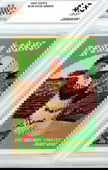 1959 Topps Gene Baker #238 BVG 4.5 P1327
