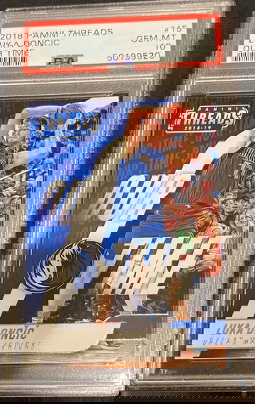 2018 Panini Threads Luka Doncic Our Time PSA 10