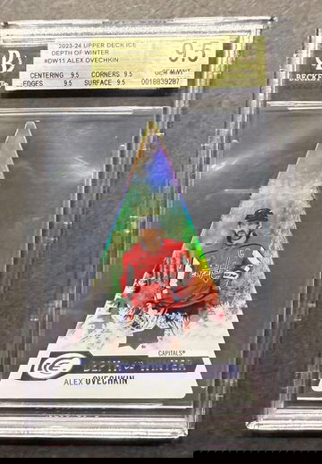 2023-24 Upper Deck Ice Depth of Winter Alex Ovechkin BGS 9.5 Gem Mint