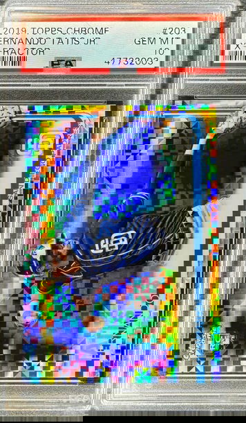 2019 Topps Chrome Fernando Tatis Jr X-Fractor PSA 10