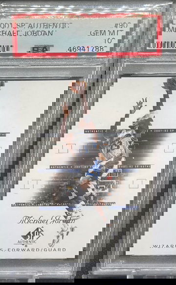 2001 Upper Deck SP Authentic Michael Jordan PSA 10