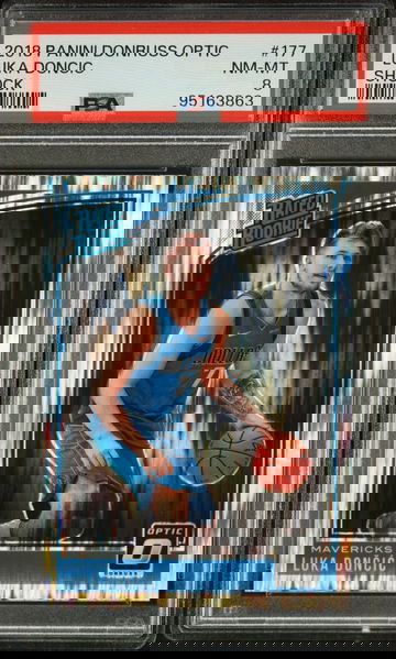 2018 Panini Donruss Optic #177 Luka Doncic Shock PSA 8 RC