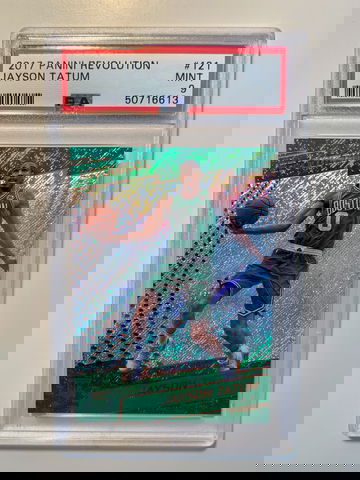 2017 Panini Revolution Jayson Tatum Rookie RC #121 PSA 9