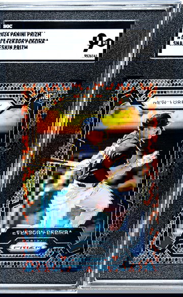 2024 Panini Prizm Snakeskin Prizm Everson Pereira #185 RC SGC 9