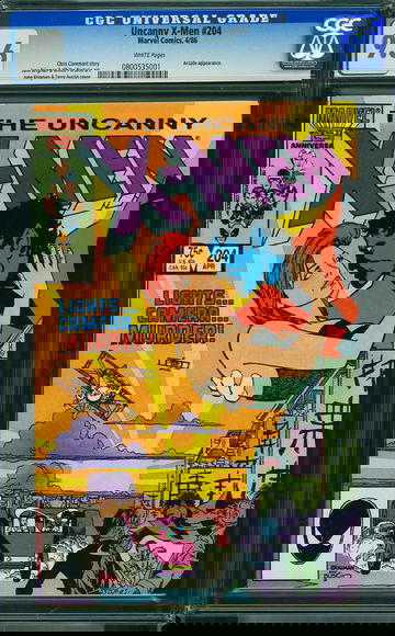 X-MEN #204, CGC 9.6 NM+