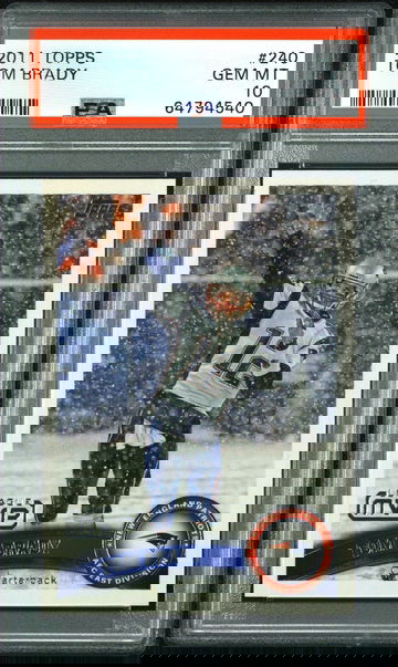 2011 Topps #240 Tom Brady PSA 10 Gem Mint