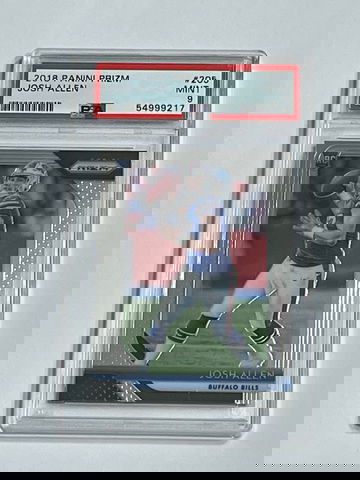 Josh Allen 2018 panini Prizm RC PSA 9