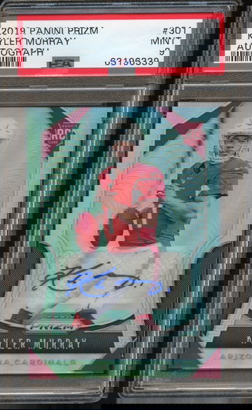 2019 Panini Prizm Kyler Murray Auto Rookie PSA 9