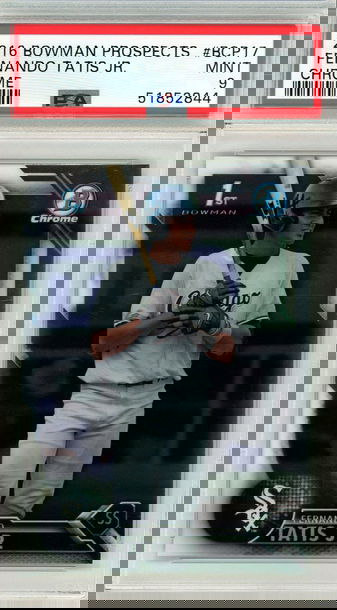 2016 Bowman Chrome Prospects Fernando Tatis Jr PSA 9