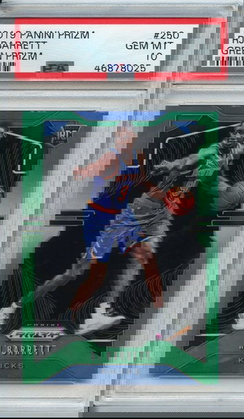 RJ Barrett Green Prizm PSA 10 NEP