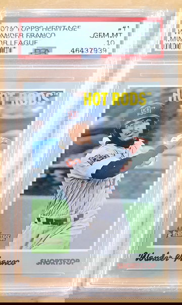 Wander Franco 2019 Topps Heritage Minor League Card PSA 10