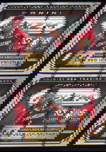 (2) Panini Prizm Basketball Mega Box Target Exclusive Red Ice 