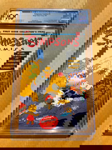 Simpson Comics #1 CGC 9.8 White Pages