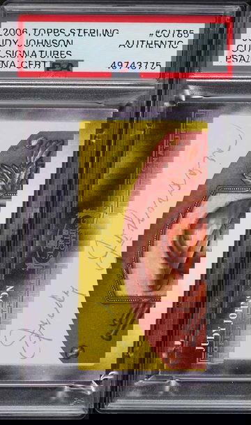 2006 Topps Sterling Cut Signatures #CUT85 Judy Johnson Auto PSA/DNA Authentic