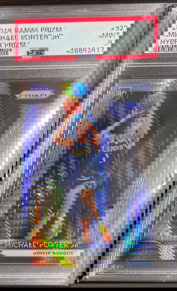 2018 Panini Hyper Prizm Michael Porter Jr. PSA 9 Mint