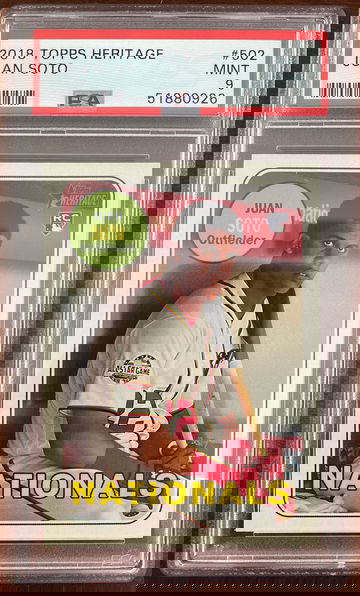 2018 Heritage Juan Soto PSA 9