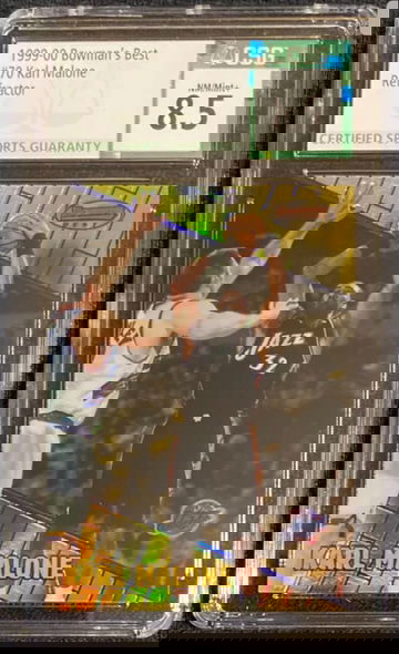 Karl Malone Refractor Card