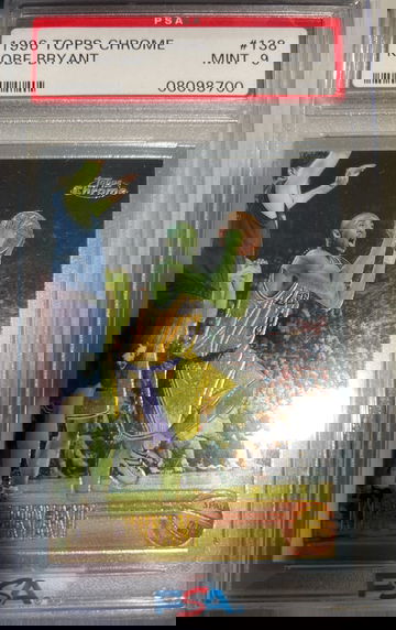 1996 Topps Chrome Kobe Bryant RC PSA 9 MINT